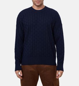 Plan C Knit Long-sleeve Sweater, Model View