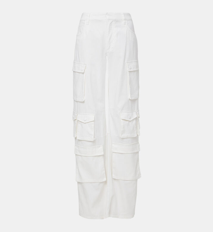 Olympia Mid Rise Baggy Cargo Pants