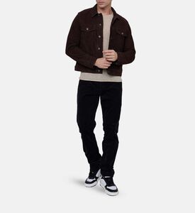 Basses Goat Suede Leather Jacket