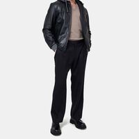 Wool Straight-leg Pants