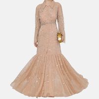 Rhinestone Embellished Long Dress