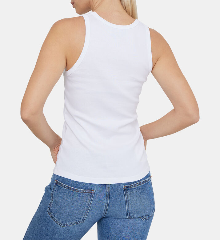 Cotton Logo Basic Tank Top
