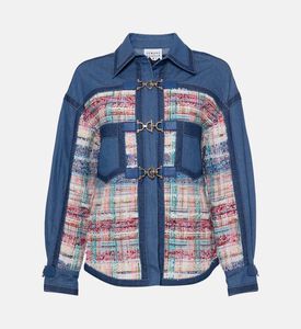 Edward Achour Paris Patchwork Buckle Jacket, Packshot View