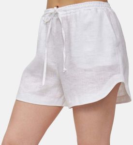 Godalia Elastic Waistband Shorts, Model View