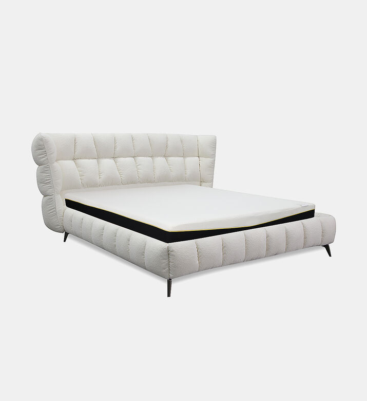 Home Deco and More Oslo King Sized Bed, Beige, Packshot View Home Deco and More Oslo King Sized Bed, Beige, Packshot View