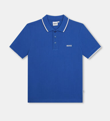 Boy Short Sleeve Pique Polo Shirt