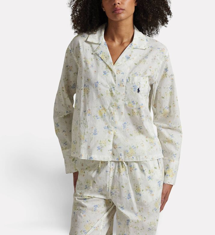 Polo by Ralph Lauren Cotton Floral Pajama Set, Model View