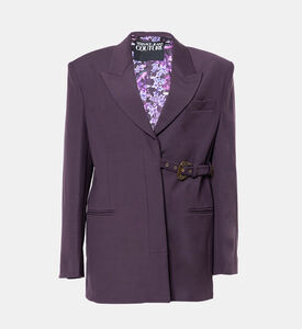 Side Buckle Oversized Blazer