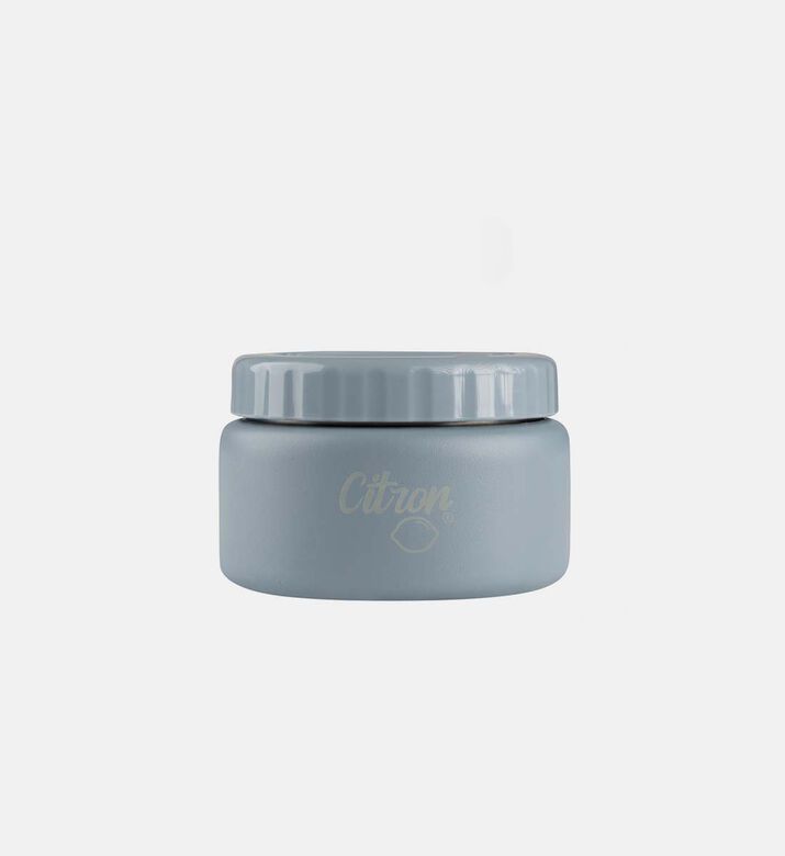 Logo-print Stainless Steel Food Jar