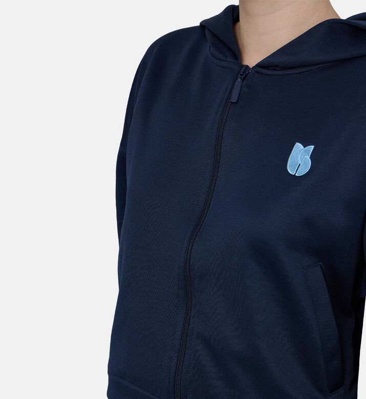 Hooded Cropped Sweat Jacket Hooded Cropped Sweat Jacket