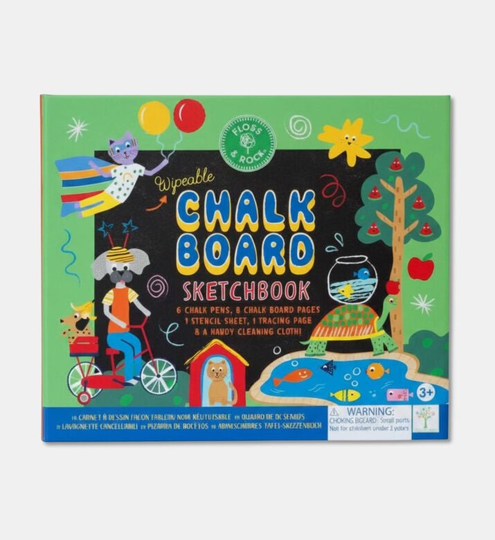 Floss and Rock Pets Chalkboard Sketchbook, Packshot View