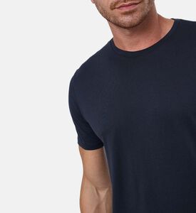 Vince Cotton Crewneck T-shirt, Black, S, Model View