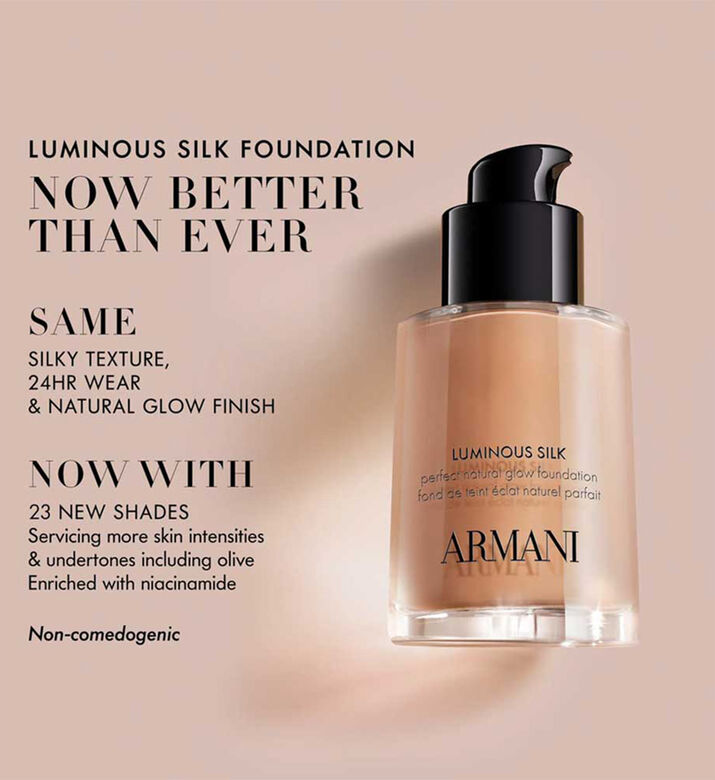 Armani Beauty Luminous Silk Perfect Natural Glow Foundation, 6-medium-warm, Packshot View