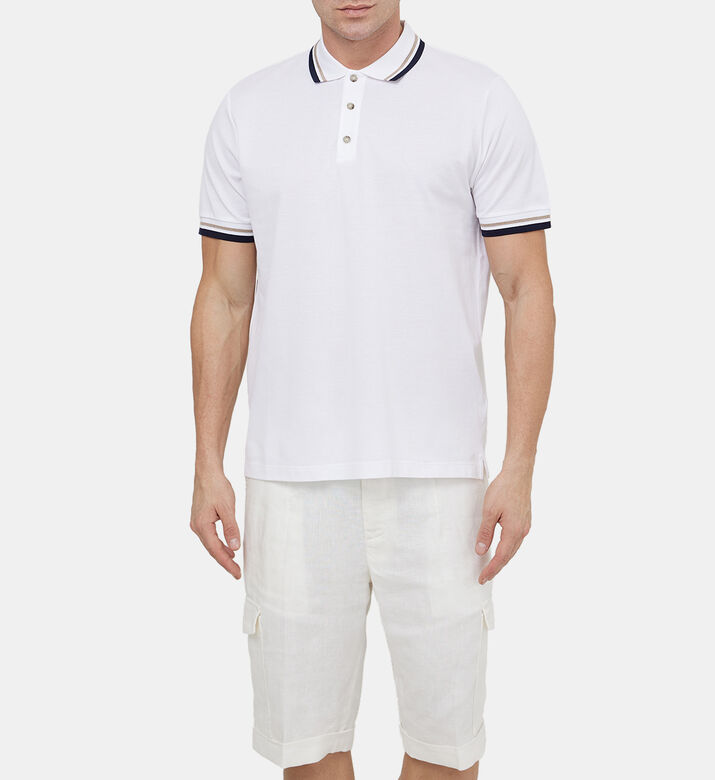Cotton Three-plackets Polo Shirt