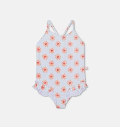 Flower Hearts Bathing Suit