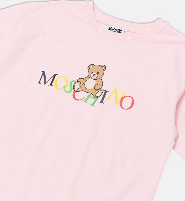 Cotton Chest Logo Crewneck T-shirt