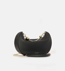 Strathberry Crescent Moon-shape Bag, Black, Packshot View