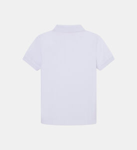 قميص بولو قطن بشعار بطبعة بحر