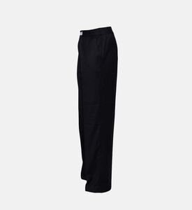 Logo-waistband Straight-leg Pants