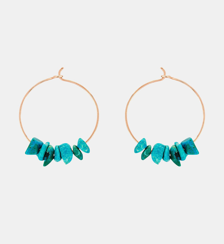 Jala Chrysocolle Hoop Earrings