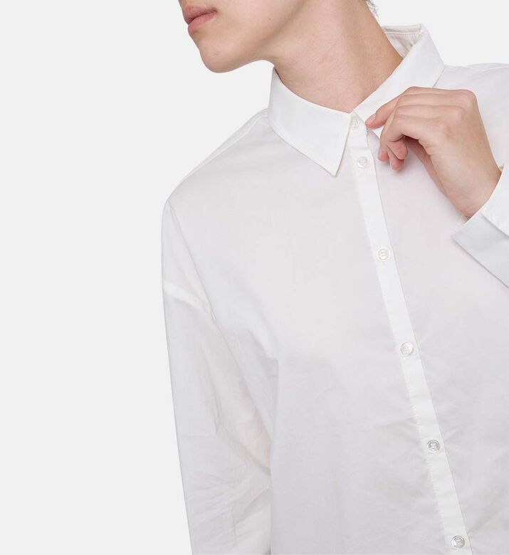 Sea NY Nara Crocheted Vest Long-sleeve Shirt, Model View Sea NY Nara Crocheted Vest Long-sleeve Shirt, Model View