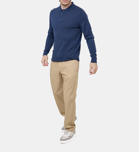 سويت شيرت بولو بصوف ميرينو