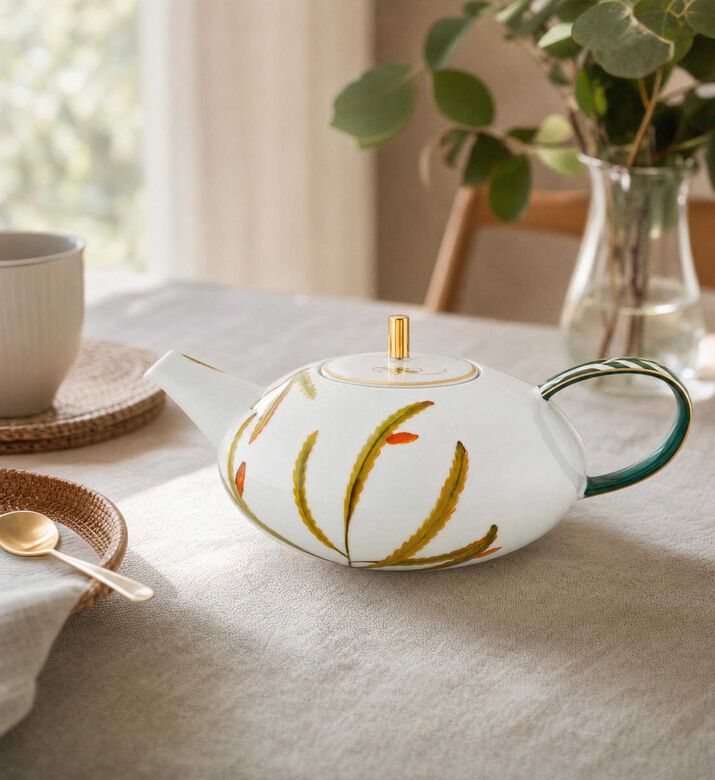 Vista Alegre Amazonia Porcelain Teapot, Model View