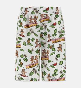 Moschino BKT All-over Animal-print Swim Trunks, Packshot View