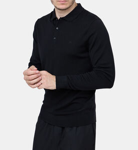 Merino Wool Polo Sweatshirt