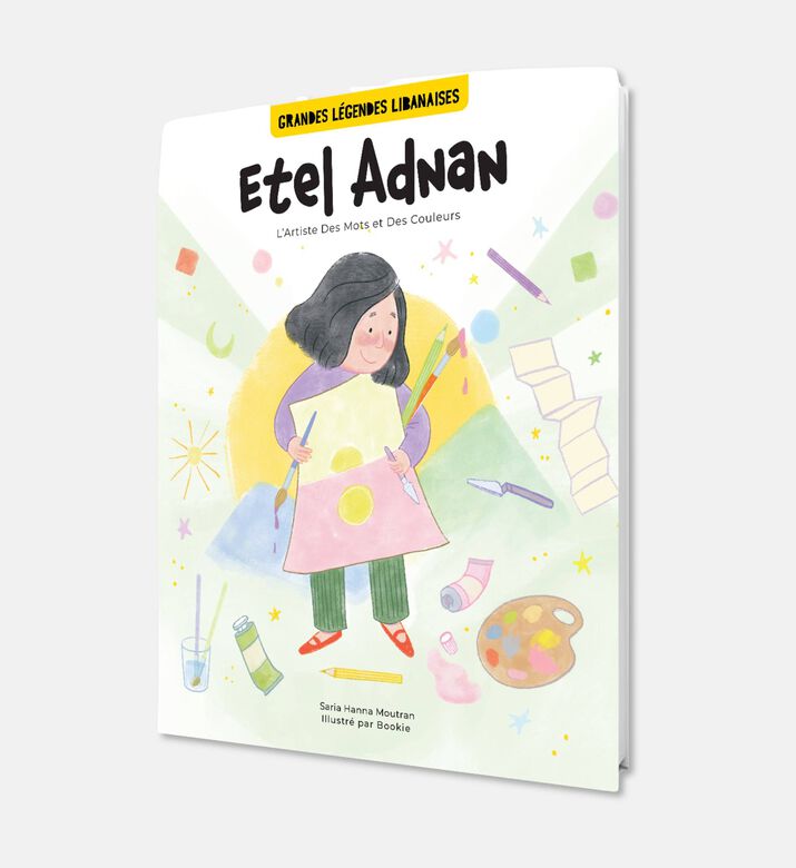 Bright Lebanese Legends Book Etel Adnan French, Packshot View