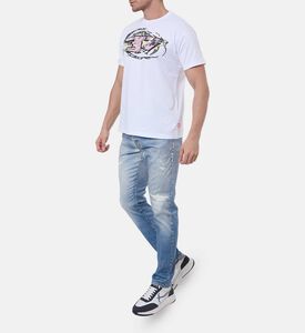 بنطال جينز برباط إغلاق