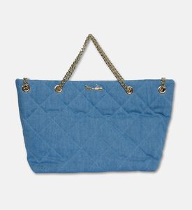 Weill Quilted Denim Chain Shoulder Bag, Packshot View