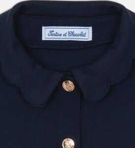 Peter Pan Collar Long-sleeve Set