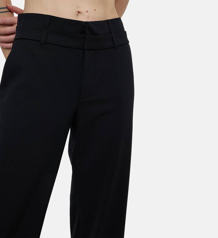 Federica Tosi Slip Pockets Regular-fit Pants, Black, 46, Model View