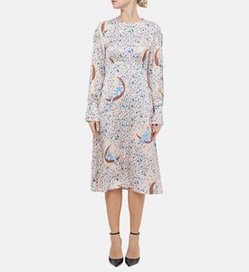 فستان رانا بييرو المطبوع