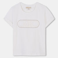 Cotton Embroidered Logo T-shirt