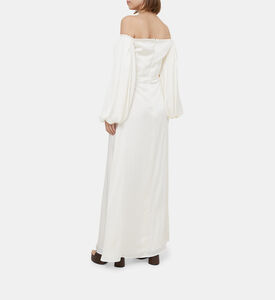 Leaves-design Bustier Gown