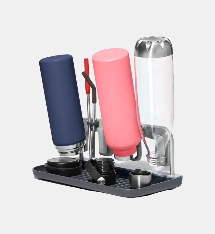 رف تجفيف زجاجات المياه البلاستيكية