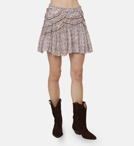 Ceola Tapestry-print Mini Skirt