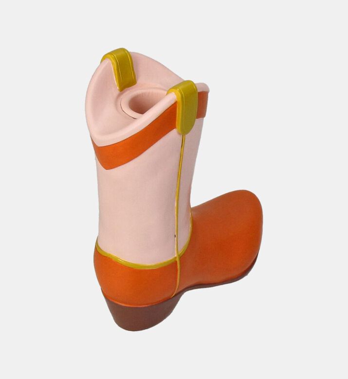 Kersten Cowboy Boot Polyresin Candle Stick, Packshot View
