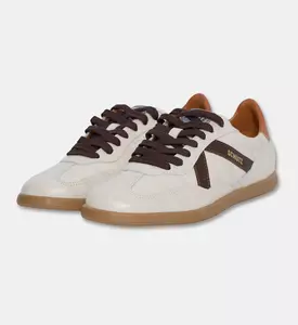 Schutz Croc-embossed Lace-up Sneaker, Packshot View