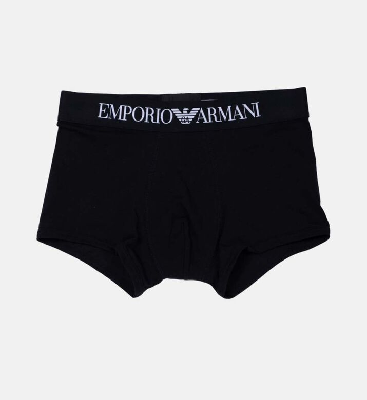 Cotton Logo Print Trunks
