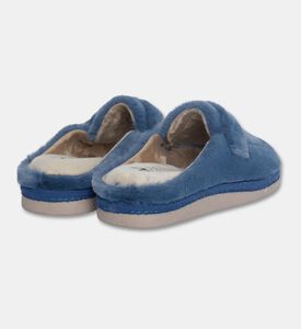 Salvi Flexible Faux-fur Slippers, Blue, Eu-41, Packshot View