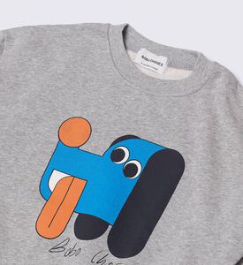 Bobo Choses Abstract Dog-print Elasticated Cuffs Hem Long-sleeve Sweatshirt, Packshot View