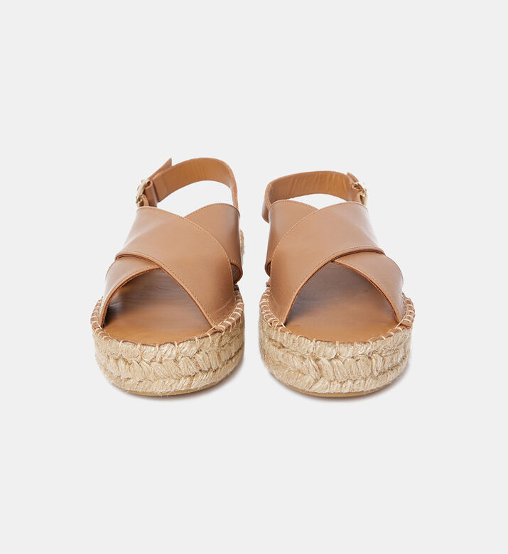 إسبادريل بحزام متقاطع جلد