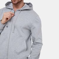 Knitted Hooded Sweatshirt