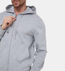 سويت شيرت محبوك بغطاء رأس