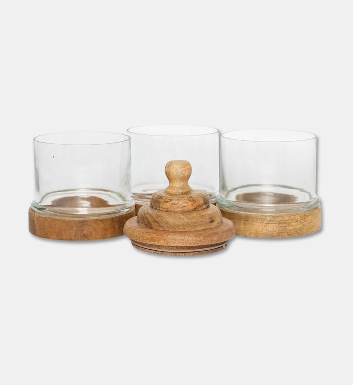 Home Deco and More Three Levels Stackable Jar, Packshot View