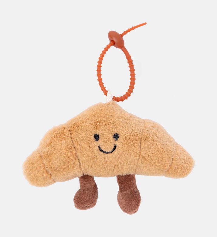Croissant Teddy Bag Charm