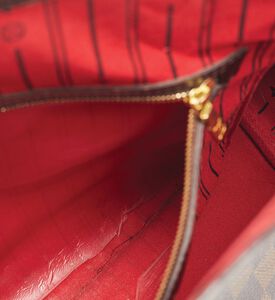 Louis Vuitton Preowned Louis Vuitton Damier Ebene Canvas Neverfull Bag, Packshot View